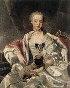 LOO, Louis Michel van Portrait of Catherina Golitsyna s oil